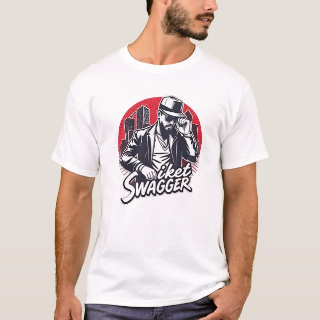 T-shirt drôle ville de swagger (Devant)