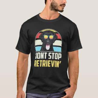 T-shirt Drôle Vintage N'arrêtez pas de récupérer R Retriev