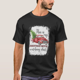 T-shirt Drôle X-Mas Tee C'Est Mon Film De Noël Regarder