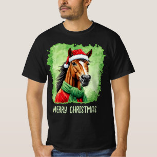 T-shirt Drôles d'animaux - Spécial Noël - Cheval 6