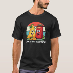 T-shirt Drôles de chips et salsa, j'aime qu'ils soient épa