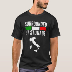 T-shirt Drôles de dictons italiens entourés de Stunads Ita
