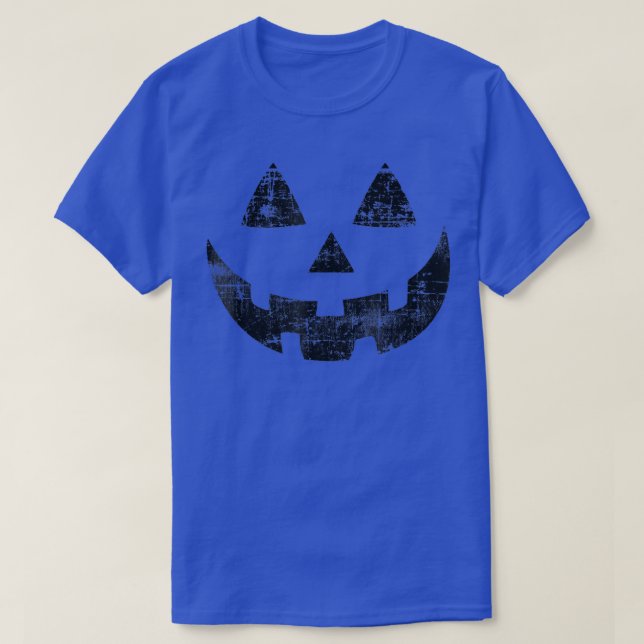 T-shirt Drôles de faux-cils pour citrouille JackOLantern H (Design devant)