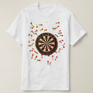T-shirt drôles de fléchettes