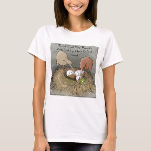 T-shirt Drôles d'oiseaux kiwis prenant soin de leurs fruit