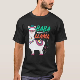 T-shirt Droll Baba Lama Drôle Lama Amoureux d'Alpaga