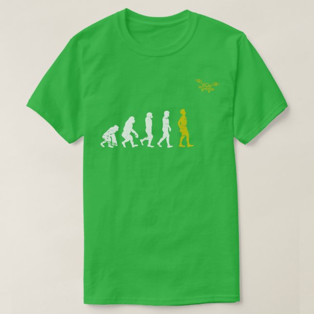 T-shirt Drone d'évolution Quadcopter (Design devant)