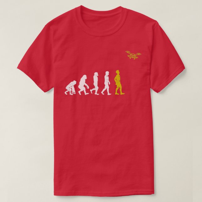 T-shirt Drone d'évolution Quadcopter (Design devant)