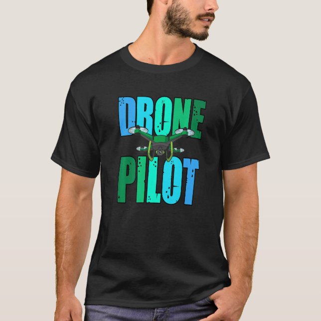 T-shirt Drone Pilot for a Drone Pilot Premium (Devant)