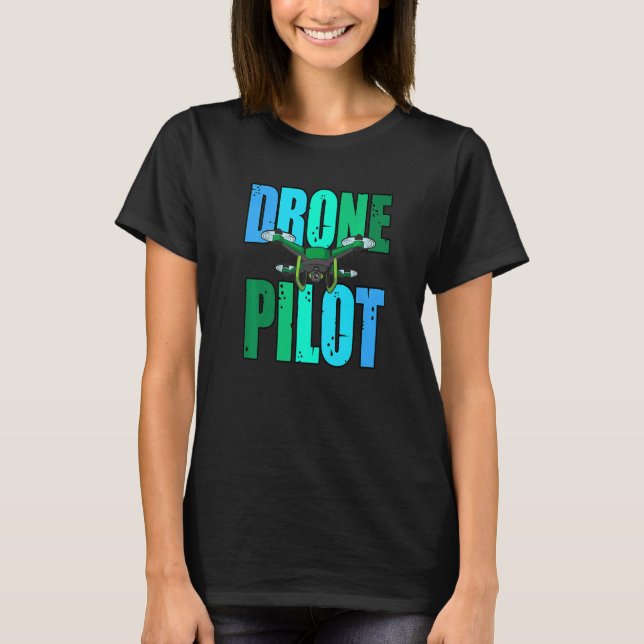 T-shirt Drone Pilot for a Drone Pilot Premium (Devant)
