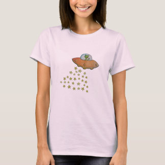 T-shirt Drop Alien vintage - Étoiles de pluie dans le styl