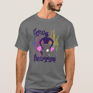 T-shirt Drum Heartbeat Music Lover Cadeau Pour Drummer - C