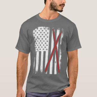 T-shirt Drum Kit USA Flag friend