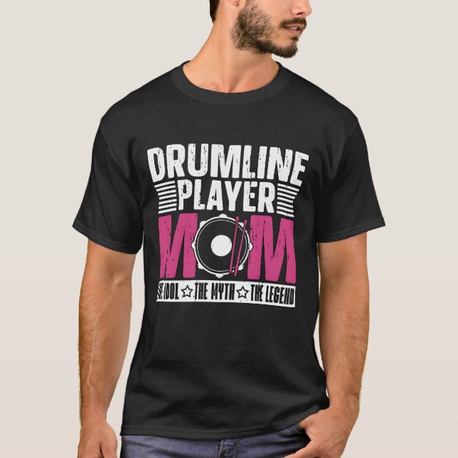 T-shirt Drumline Player Momhe Idolhe Marching Band friends (Devant)
