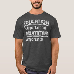 T-shirt Drummer Drôle Musiques Cadeaux
