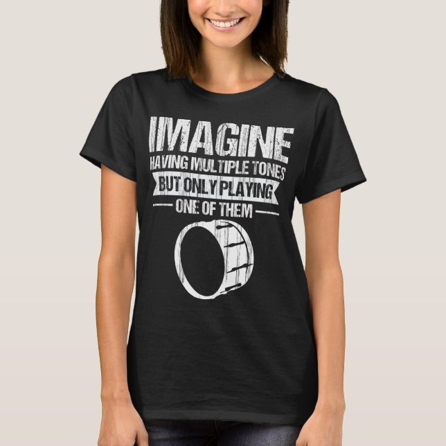 T-shirt Drummer Drummer Drummer Musique à tambours (Devant)