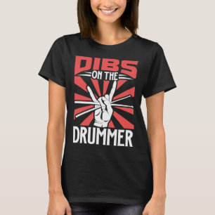 T-shirt Drummer Drummer Music Drumming Set Drumming Instru
