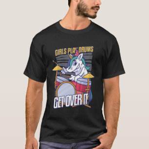 T-shirt Drummer Drums Band Unicorn
