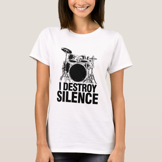 T-shirt Drummer Kit tambour| Idée de cadeau d'instruments  (Devant)