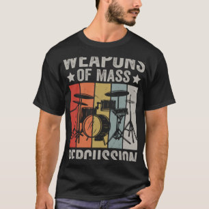 T-shirt Drummer Percussion Retro Vintage