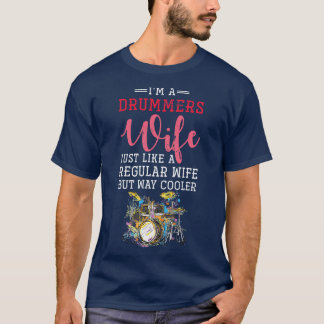 T-shirt Drummer pour femmes musiciennes