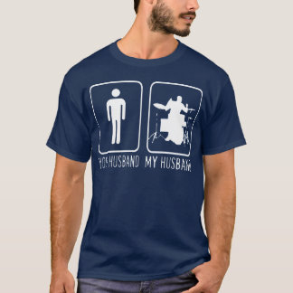 T-shirt Drummer Votre Mari Mon ami Mari