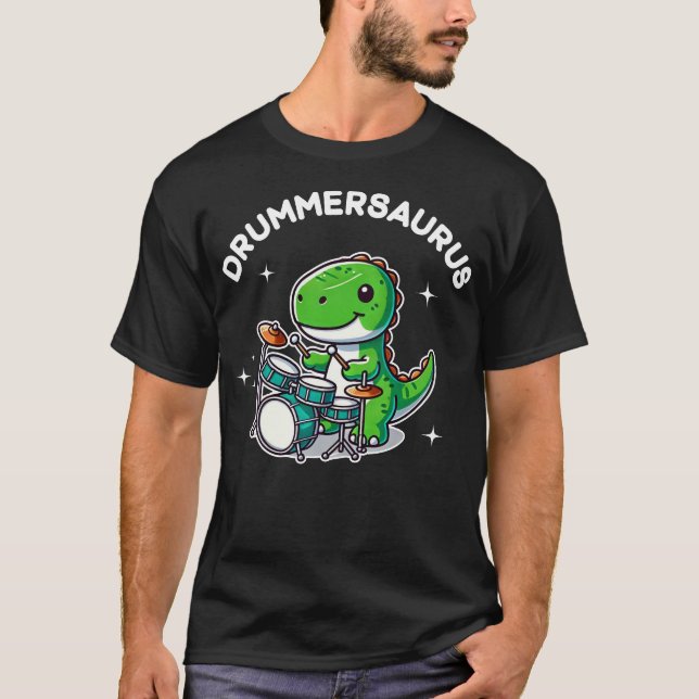 T-shirt Drummersaurus (Devant)