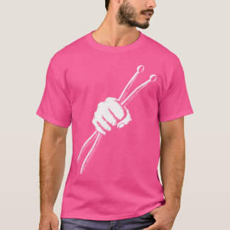 T-shirt Drumset Cool Drumsticks Drumming Drums Rock Music