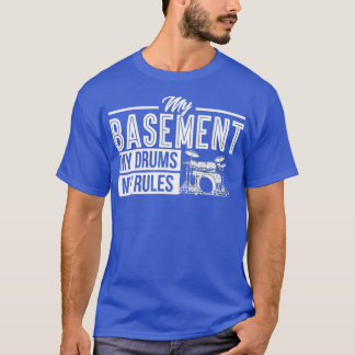 T-shirt Drumset Drumset Musique de tambour