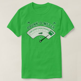 T-shirt Drunk-O-Meter Irish St.Patrick's Day Tee