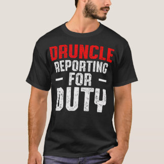 T-shirt Drunk Uncle Drôle Boire Druncle