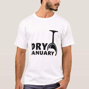 T-shirt Dry january, pas d'alcool pendant un mois