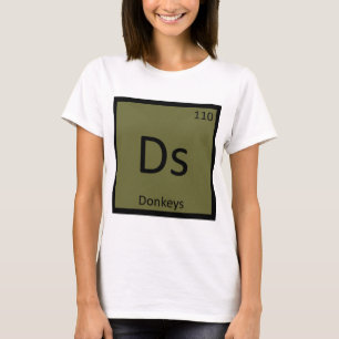 T-shirt Ds - Ânes Chimie Tableau PÃriodique ÉlÃment