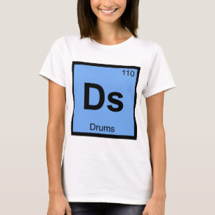T-shirt Ds - Musique de Batterie Symbole du Tableau Périod