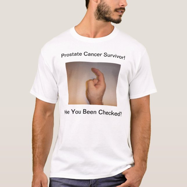 T-shirt DSCF0084, survivant de cancer de la prostate ! , (Devant)