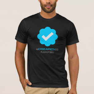T-shirt @DSearcy21 - Vérifié - noir