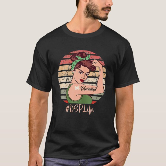 T-shirt DSP I'm Essential Blessed Exhausted Direct Support (Devant)