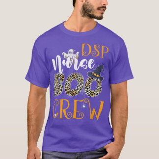 T-shirt DSP Nurse Boo Crew Éffrayant Halloween Boo Ghost C