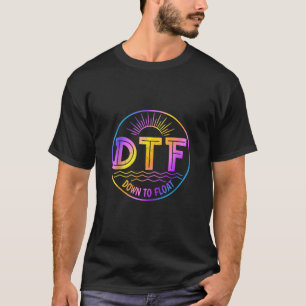 T-shirt DTF Desto Flotter Rivière Drôle Tubing Summer Vaca