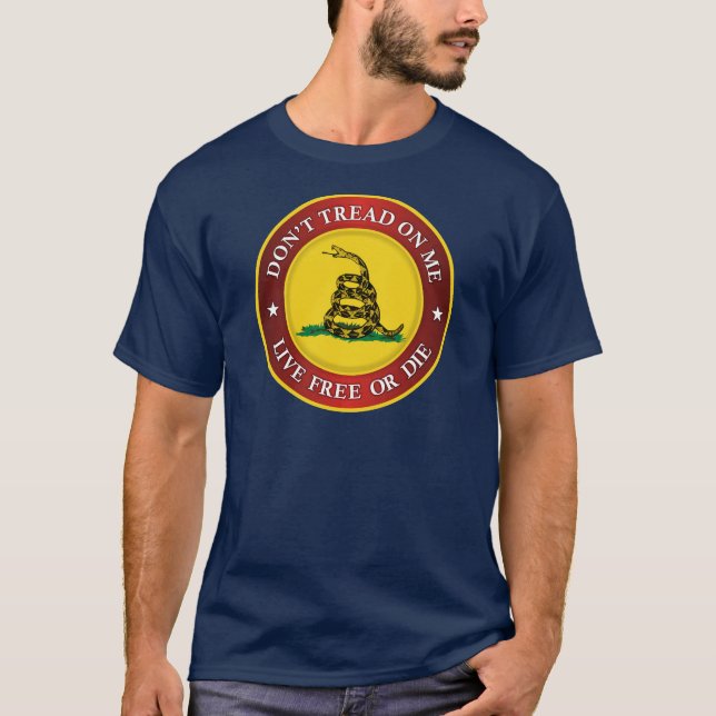 T-shirt DTOM -Live Free Ou Die (Devant)