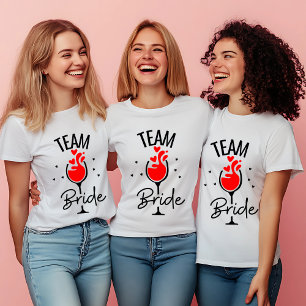 T-shirt du Bachelorette Party "Team Bride"