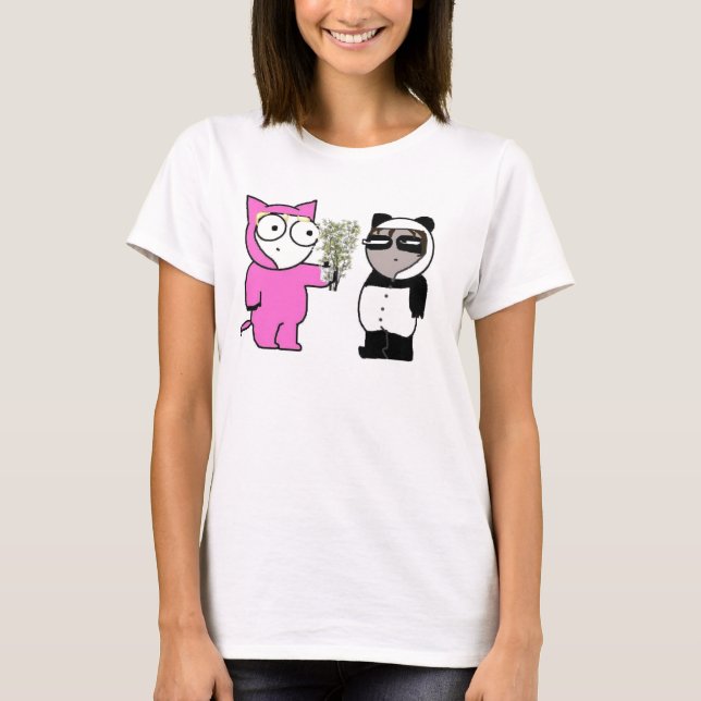 T-shirt Du bambou pour un panda triste ? (Devant)