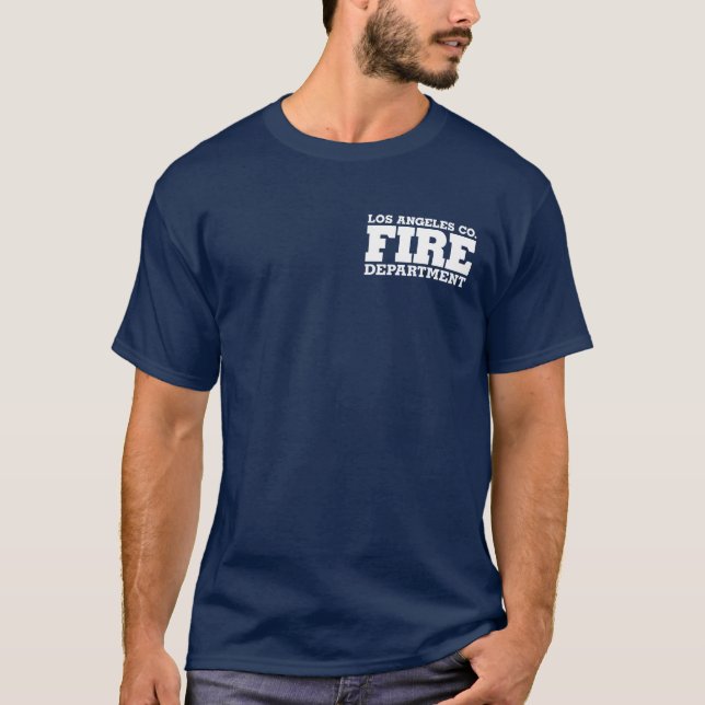 T-shirt du bataillon 1 de Los Angeles Cie. (Devant)