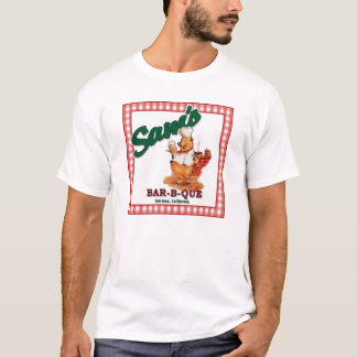 T-shirt du BBQ de Sam (porc de w/Waiter)