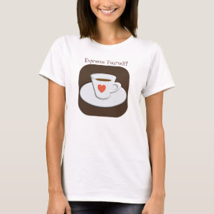 T-shirt du café express vous-même