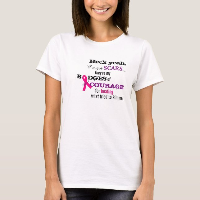 T-shirt du cancer du sein BRCA ! (Devant)