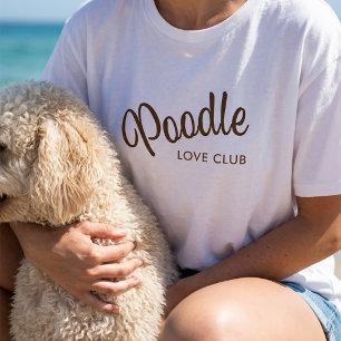 T-shirt du Club de l'amour caniche pour les mamans
