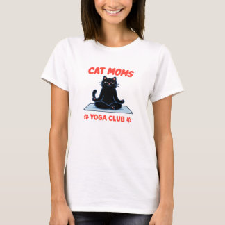 T-shirt du Club de Yoga de la Maman Chat Cadeau Dr
