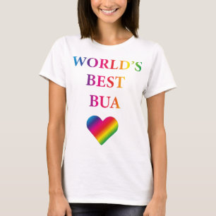 T-Shirt DU COEUR DU MEILLEUR BUA RAINBOW AU MONDE 