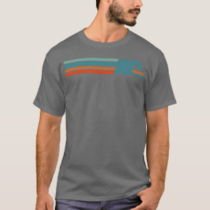 T-Shirt du complexe contemporain aux rayures rétro